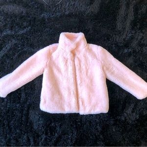 C&C California Faux Fur Jacket / Girls Coat Size 10